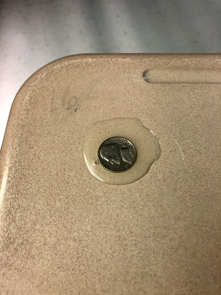 The penny has been removed &amp; replaced by a nickel thanks to the Class of 2021 #oneRC #rchsAPBio