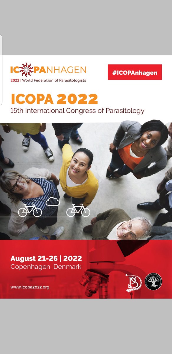 ❤ 15 months to the 15th #ICOPA, #ICOPAnhagen!  ❤

August 21-26, 2022 - save the dates! 
#parasites #parasitology  

❤ RT appreciated❤

💛 Spread the word 🧡

See you on-site and virtually in #Copenhagen! 

<a href="/_SBSP_/">Scandinavian-Baltic Society for Parasitology</a> <a href="/DParasitology/">Danish Society for Parasitology</a>