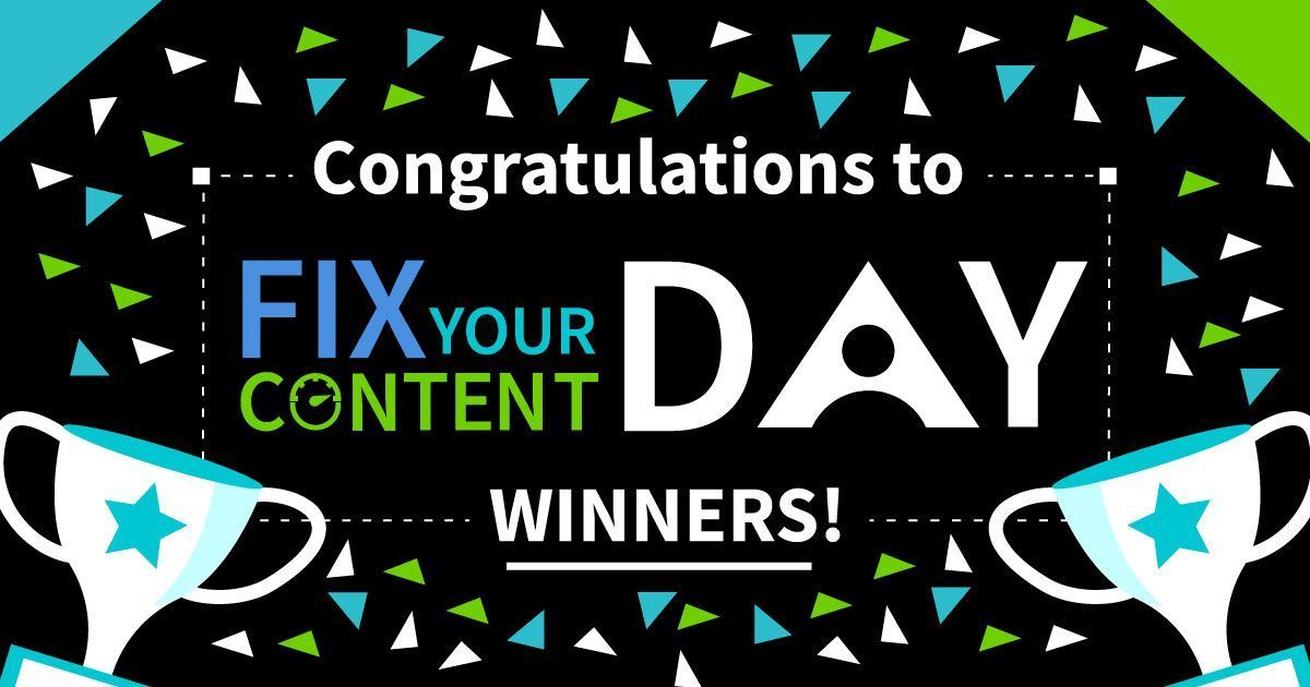 Blackboard's tweet image. Congratulations to our Regional #FixYourContent Day 2021 winners @OgeecheeTech, @CDUni, @YorkStJohn and @buid_team! Collectively, you improved more than 10,500 files creating more inclusive, equitable, and accessible content for your students.
