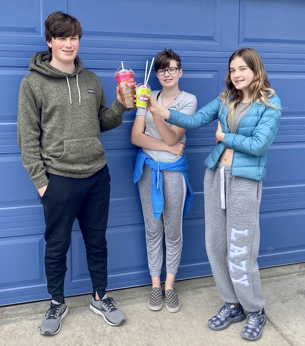 keeprunningkris's tweet photo. Cheers to getting vaccinated!! Kiddos rolled up their sleeves today to help kick Covid! #happyvaccinationday #covid #covidsucks #yyc #bringonsummerfun https://t.co/DE1DvxqGa8