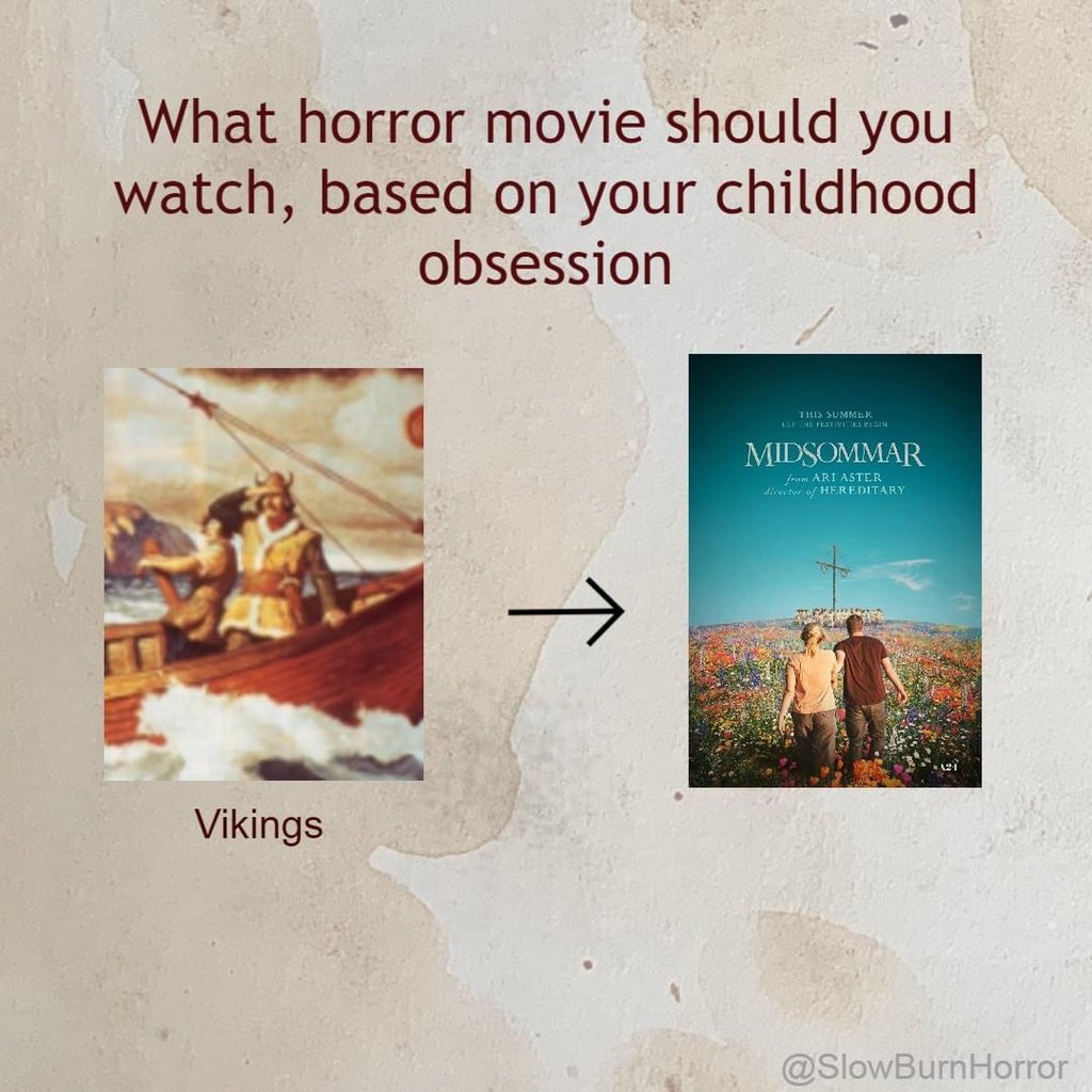 SlowBurnHorror's tweet photo. Any suggestions on what other childhood obsessions I could have used? https://t.co/zSSG1SBfKF