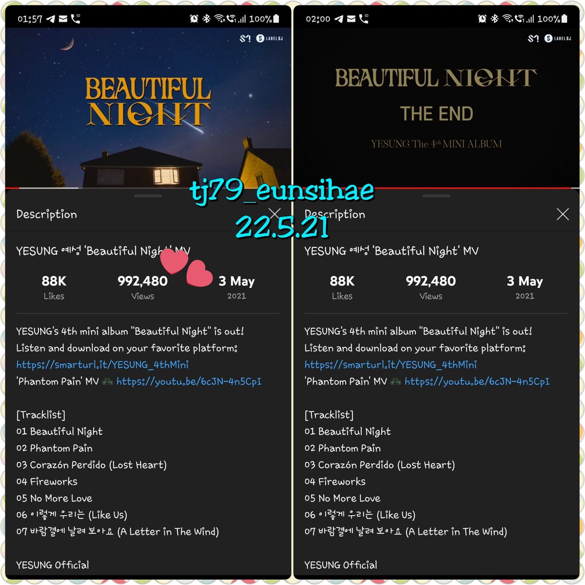 TJ79_EunSiHae's tweet photo. Congratulations #YESUNG π
1st #SUPERJUNIOR soloist to sell >100K albumsπ
So proud of ur achievementsππ This CB was Excellentπ
π―Ye-Style Aesthetic #BeautifulNight
Outstanding SUCCESS! Daebakπ
@shfly3424 #Yesung #μμ±λ²λΈ #μμ±
#YESUNG_Beautiful_Night
#MeetYesungInSpring https://t.co/ooZrdGLvoD