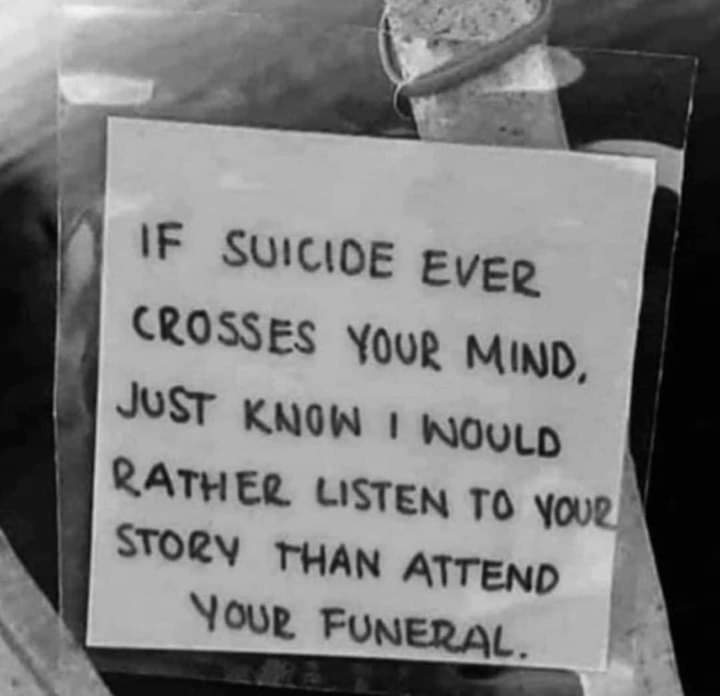 I had a dream that is wasn't true but it is, this is probably the hardest thing I've had to battle and it's all down to seeing my baby in pain over the loss of you. 
Everyone's life matters to someone to those out there, please, keep fighting 💔