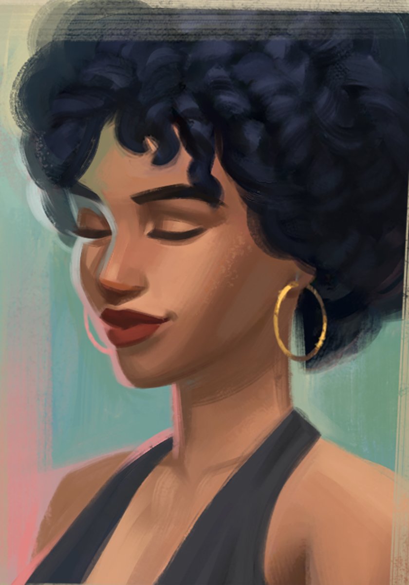 SimGuruBat's tweet image. Oh -- I wanna show you guys something this beautiful Friday! If you remember in Eco-Lifestyle we have those paintings, I did this one. I'm still super proud of how it came out to this day and I love seeing it in builds! I wanted her to look like she had a lot of inner peace. ✨