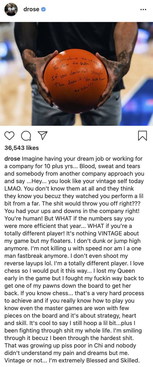 NotARoleModeI's tweet photo. MY GOAT 🐐 @drose https://t.co/9DAu5s0EkC