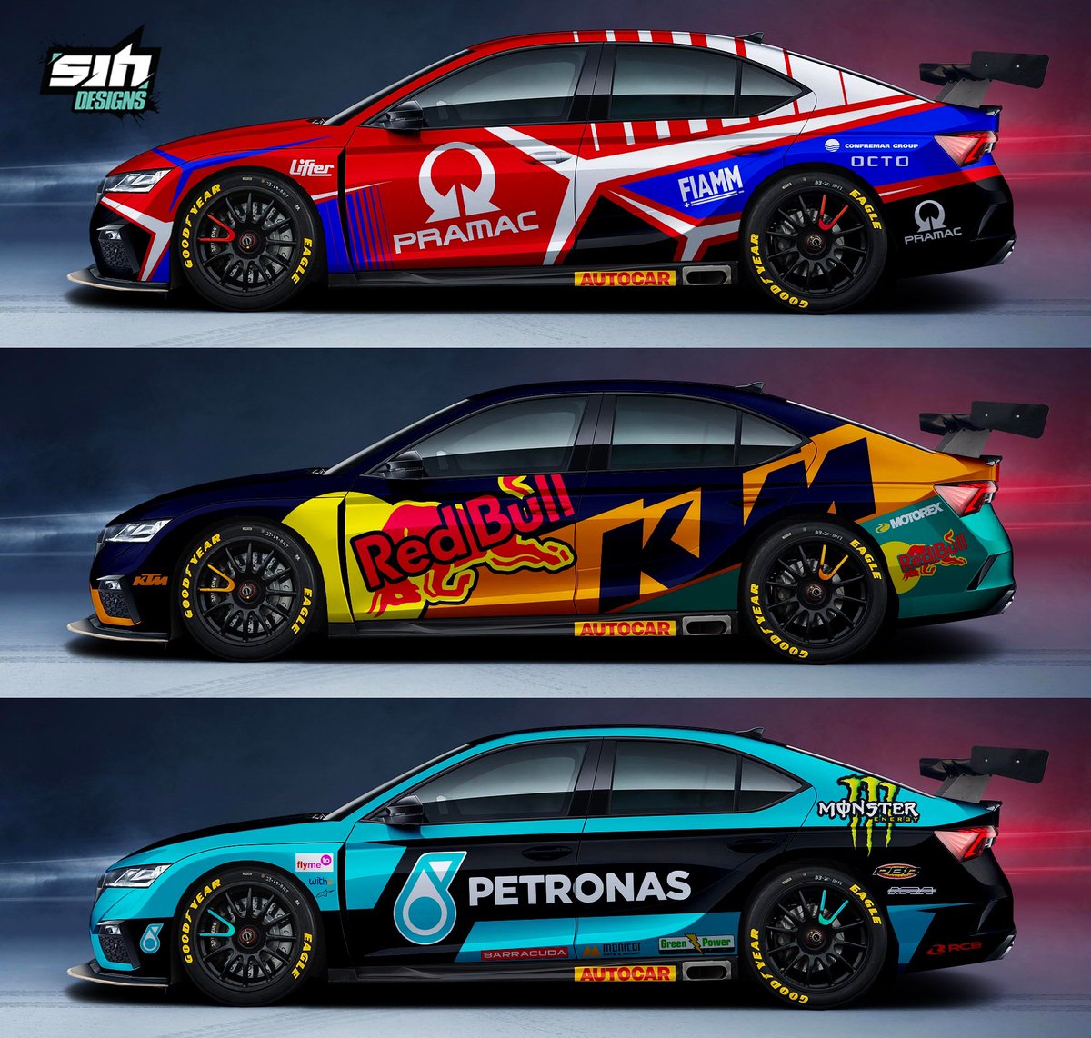 5jhdesigns on X: BTCC X MOTO GP 🤝 The crossover you never knew you needed  🔥  / X