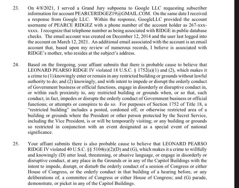 julie_kelly2's tweet image. New charges against a Capitol trespasser. Big Tech not even remotely putting up a fight against government requests for user info: