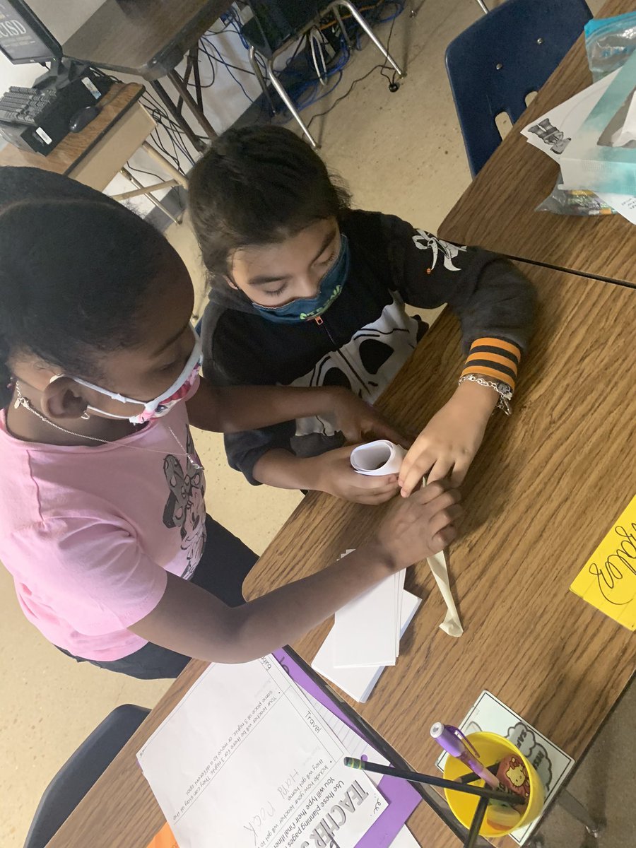 MrsTrowbridge's tweet photo. At its finest...how strong of a tower can you build with only tape and index cards! I love the parents joining in today!!! @PVpridetweets https://t.co/uXKozv7qIs