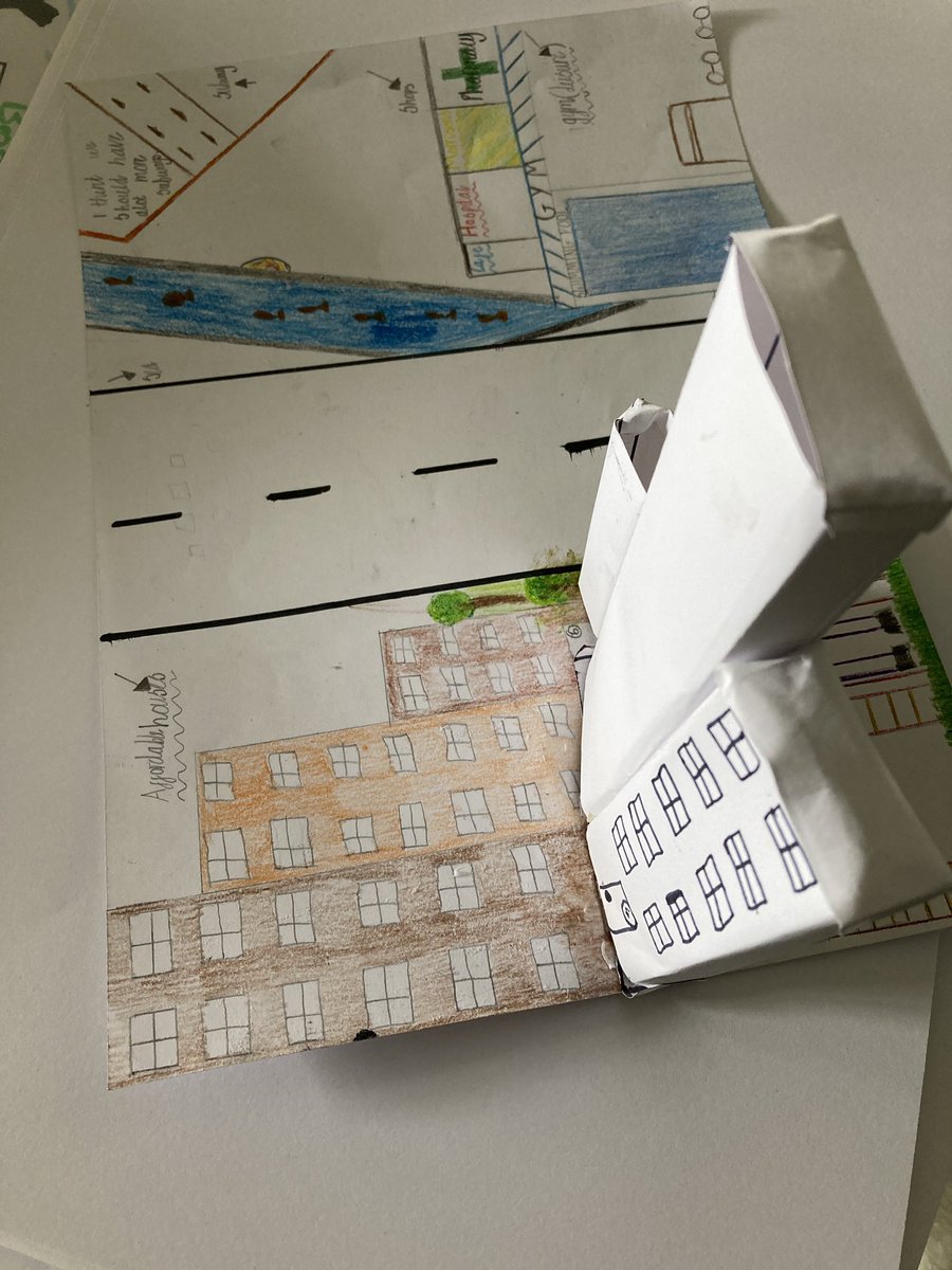 stniniansart's tweet image. 1J have been developing their individual Glasgow 2060 town plans this week into collective group ideas, problem solving issues such as improving infrastructure, energy efficiency and open green spaces! #futureled #youngdesigners @stninianshigh