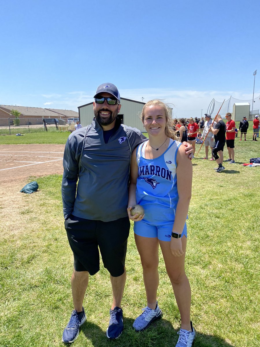 Another Bluejay is headed to Wichita, Caitlyn Sonday places 2nd place in shot put!