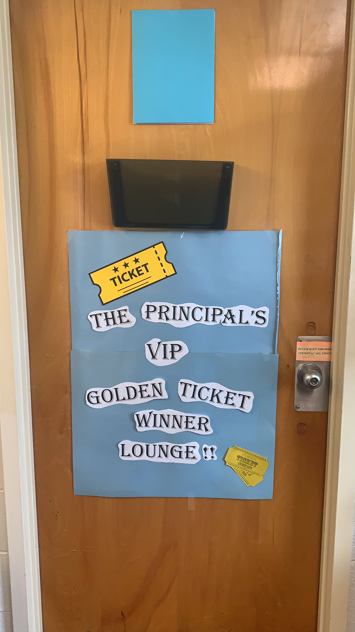 Benika J Thompson Ed D The Principal S V I P Golden Ticket Lounge Is Opening Soon There Are Two Big Golden Tickets Out There T Co Rlbgonum8h Twitter