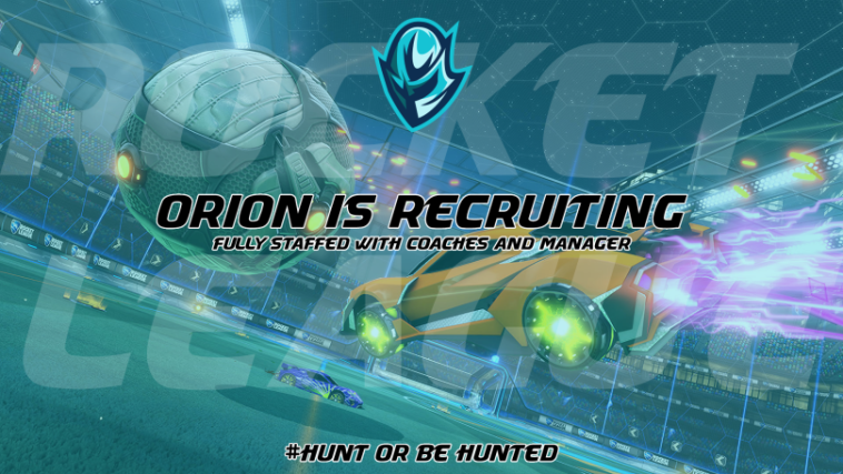 OrionGG's tweet photo. Orion is official recruiting for Rocket League Rank A/B+.

We have a fully staffed extraordinary RL program including managers and coaching who are willing to drive any new joins to greatness.

Come show us what you're made of. #huntorbehunted https://t.co/OdBPlVreIR