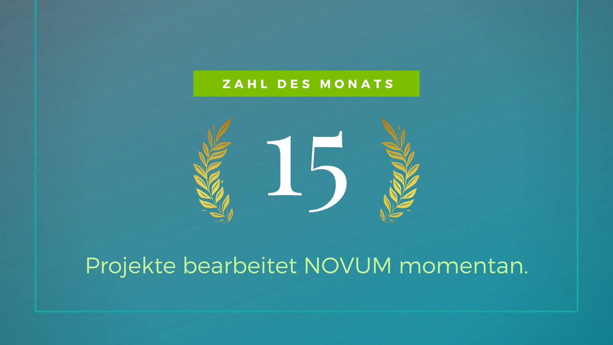 NovumDresden's tweet image. Unsere #ZahldesTages im Mai ist die Zahl der Projekte, die wir derzeit bearbeiten. #batterystorage #batteryanalytics