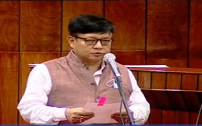 Today I took oath as a Member of the 15th Assam Legislative Assembly along with my fellow MLAs. Feeling proud to be elected as MLA for the 3rd successive time from Nazira. Hence, I am expressing gratitude by praying at the feet of the people of Assam 🙏.