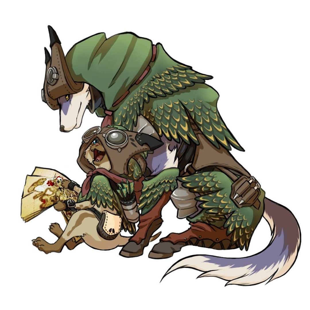 「Official Monster Hunter Rise Illustratio」|Mugrito⁶⁶⁶ 🌖のイラスト