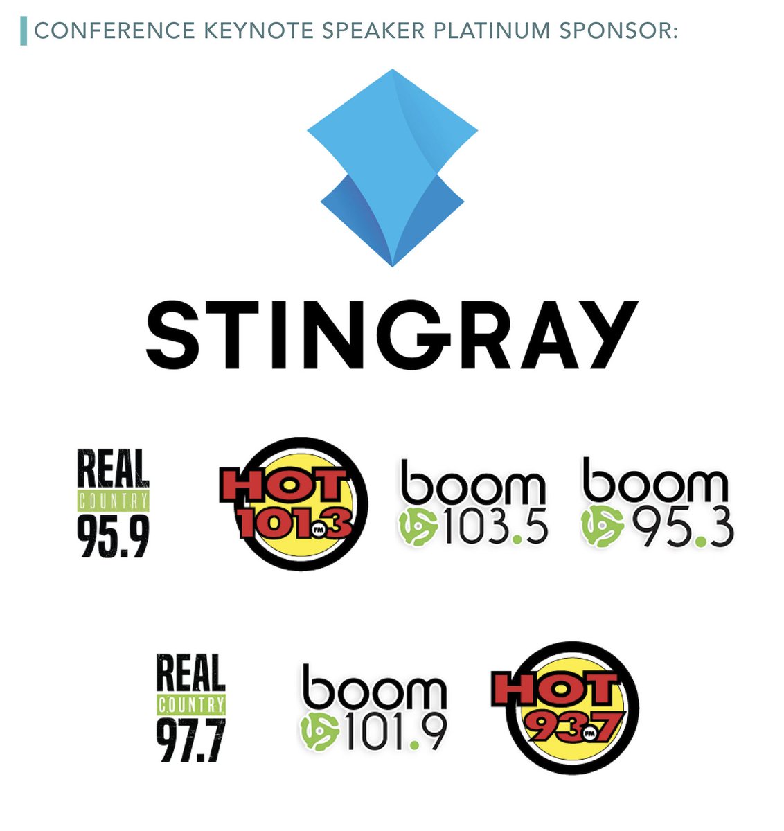 NLLS_Alberta's tweet image. The 2021 conference wants to take a moment to recognize our conference&apos;s Platinum sponsor: Stingray! 

Learn more about our conference and register: ow.ly/xX1U50EKlEa #SparkandIgnite21