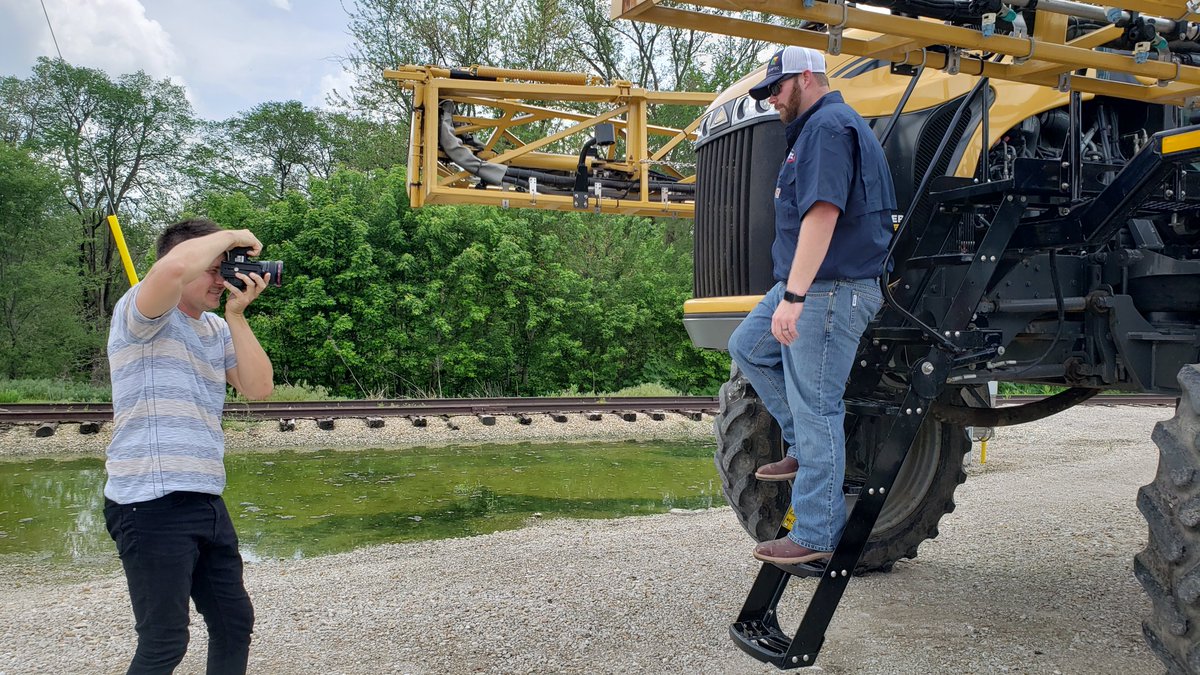 We visited West Central FS, Inc. for a photoshoot 📷 yesterday. Thank you to the West Central FS team for your hospitality and for being our 'models.' Can't wait to see the final product! #agmarketing