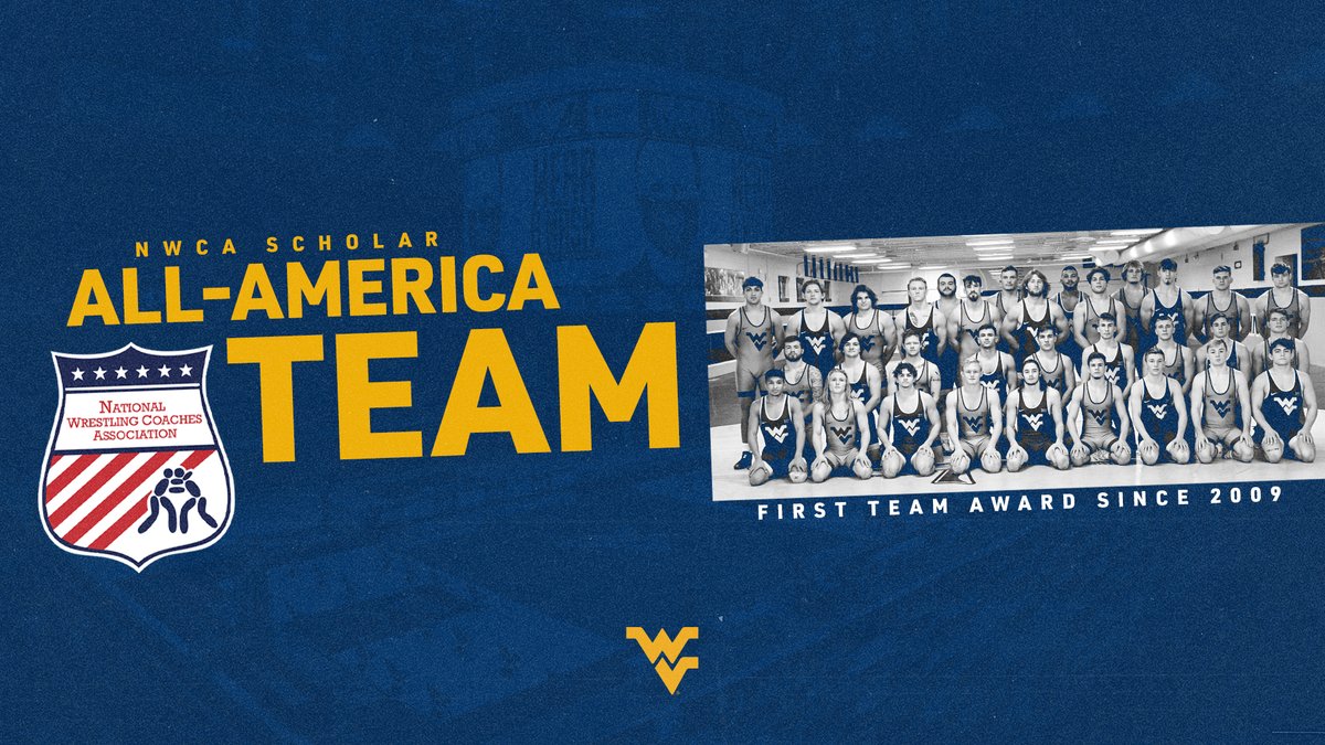 Congratulations to the squad for earning <a href="/nwcawrestling/">NWCA</a> Scholar All-American status for the first time since 2009! 👏 #HailWV 

📰 wvusports.co/2T4Q39H