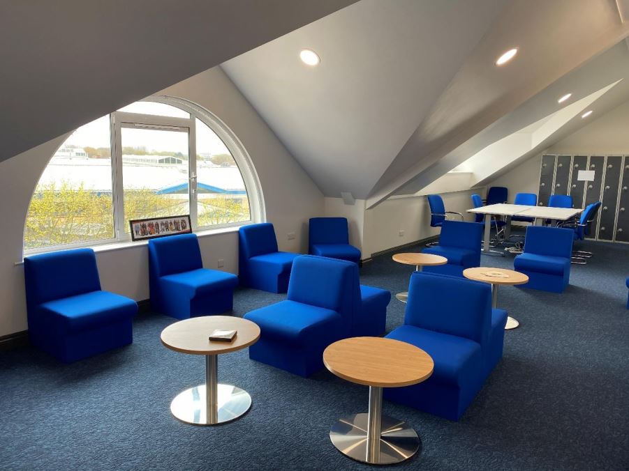 GNASurveyors's tweet photo. Recently completed project for St Mary's School in Derby. To be used as temporary facility for 18-24 months while the DfE rebuilds the school after a fire https://t.co/AaRypmGSIo