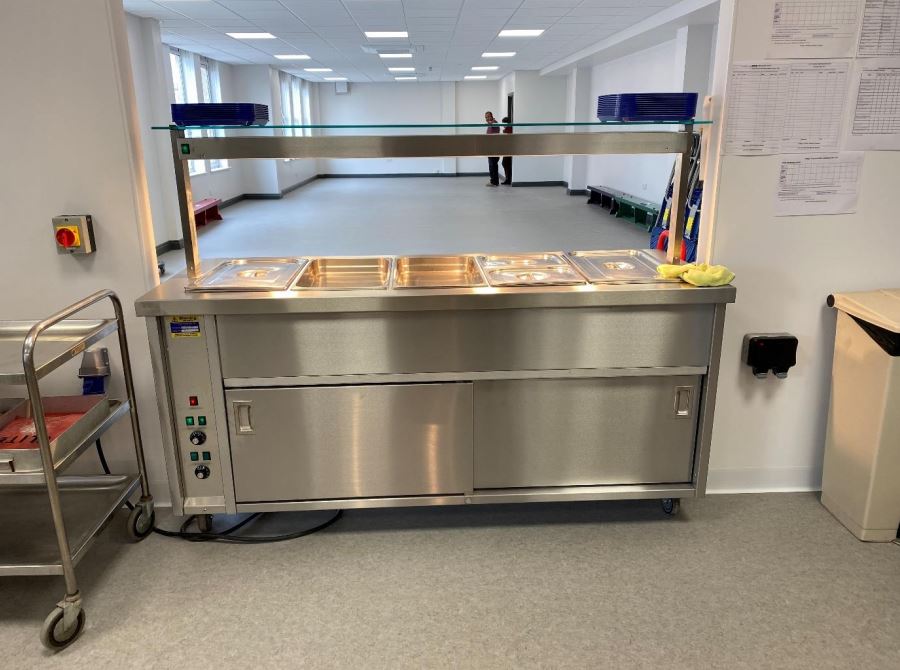 Recently completed project for St Mary's School in Derby. To be used as temporary facility for 18-24 months while the DfE rebuilds the school after a fire