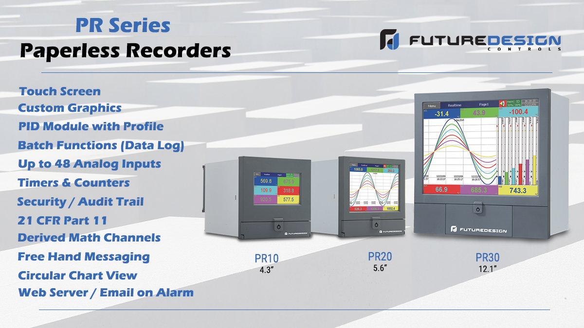 FutureDesignC's tweet image. The PR Series of Paperless Chart Recorders provide Intuitive Operation through Touch Screen Navigation

Learn More: bit.ly/fdc_pr_series
csr@futuredesigncontrols.com
888.751.5444

#21cfrpart11 #dataacquisition #AMS2750F #datalogging #engineering #processengineering #automation