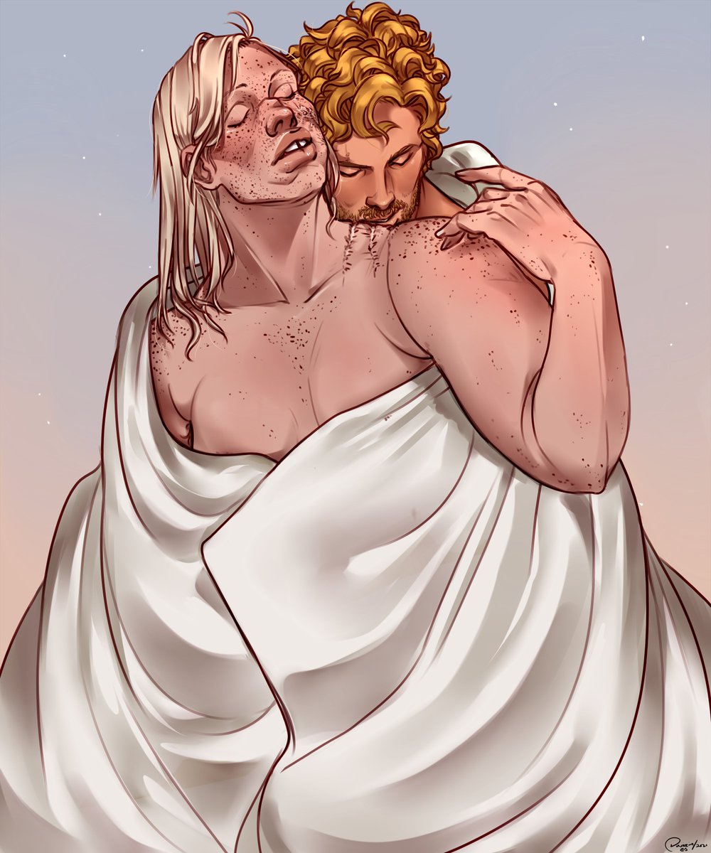 the white cloak becomes you 🤍