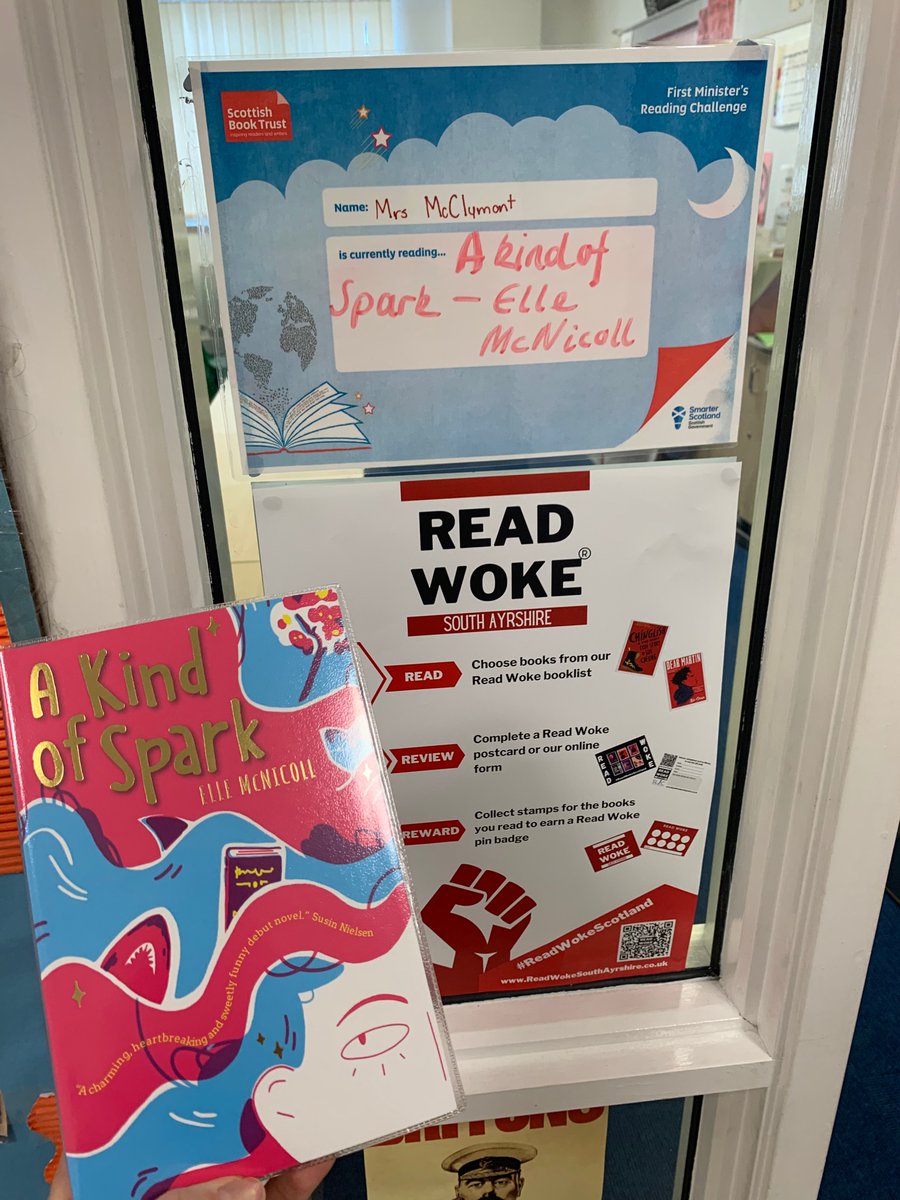Mrs McClymont is now on to her third book 📚 <a href="/PWKAcademyLib/">Prestwick Academy Library</a> #ReadWokeScotland
Many P7 pupils across the Prestwick cluster are reading this book. I will look forward to chatting about this to you when you start S1.