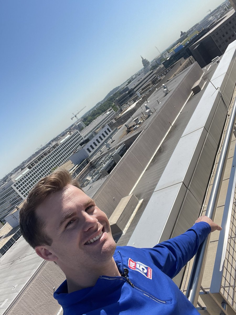 MikeTFox5's tweet photo. Spent the day at the @IntlSpyMuseum as we wrapped up our #Fox5FieldTrip this week. One of the most fascinating and interactive museums in the region! They’re open for business and still COVID safe! Plus you cannot beat that rooftop view! Such fun on #gooddaydc #fox5dc 😁 https://t.co/RInyGYm4Il