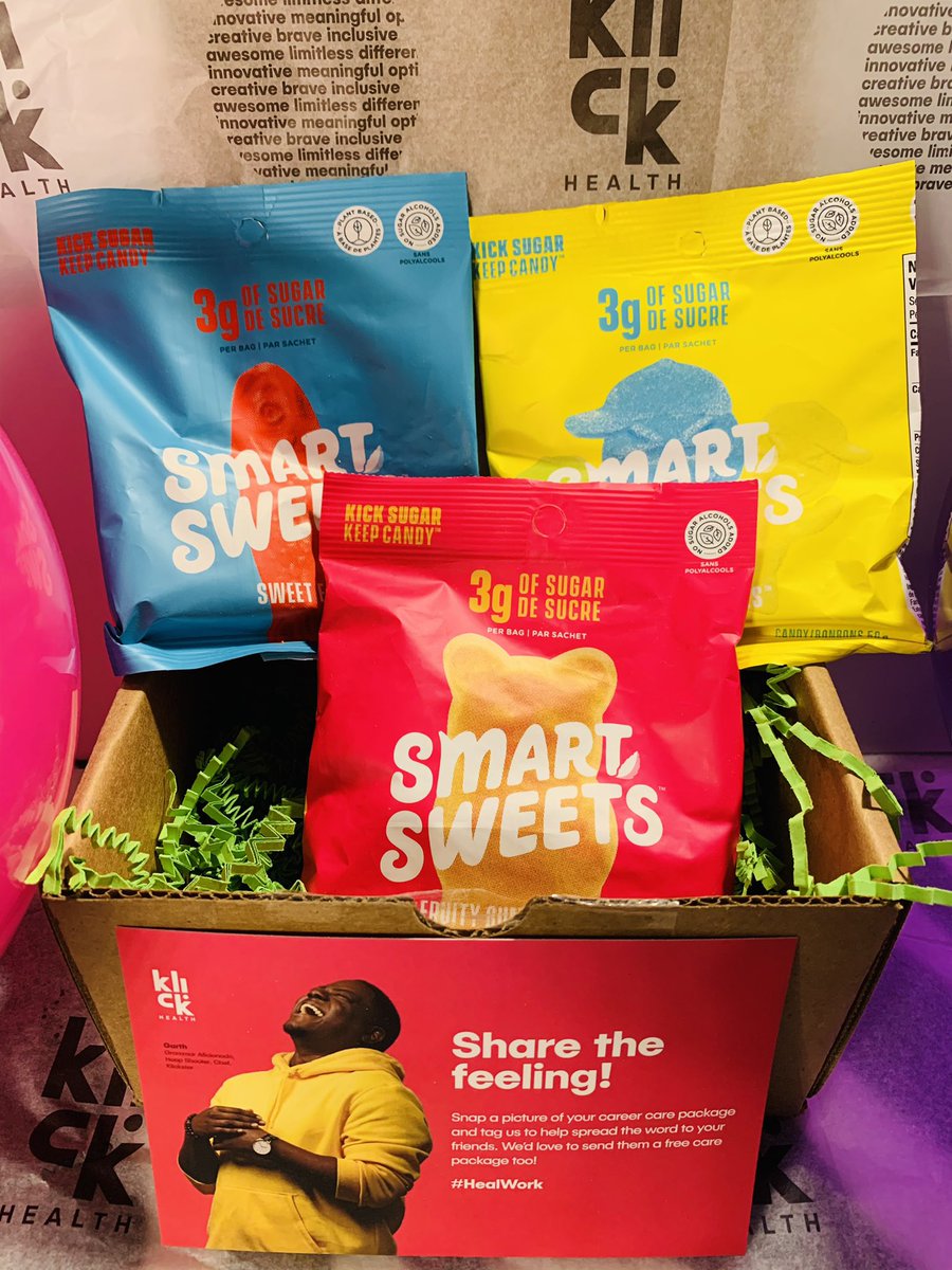 Jessi_Doll_'s tweet photo. Thank you so much for the box of treats @klickhealth!!!💖💖💖 #HealWork https://t.co/PKyUQaAv7G