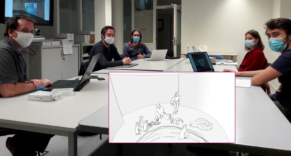 Aujourd'hui, réunion à l'école Centrale de Nantes, avec nos partenaires de l'IMT Atlantique sur les scénarisations d'actions collaboratives en réalité augmentée collective. Un vrai sujet de rupture dans les modes d'interactions. #AugmentedReality #Museums #DigitalTransformation