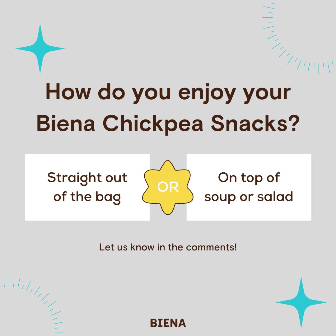 Biena Snacks tweet media