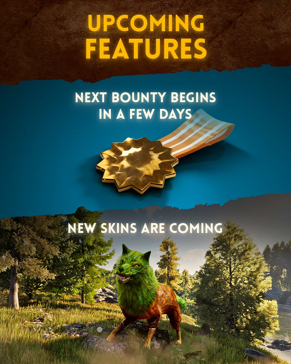 The Pack Weekly Bounty begins in a few days but it’s not the only special thing about this update! With the addition of two new skins, multiple bug fixes and another special surprise, it’s time to prepare yourself as a pack! Here is a preview of one of the new skins,