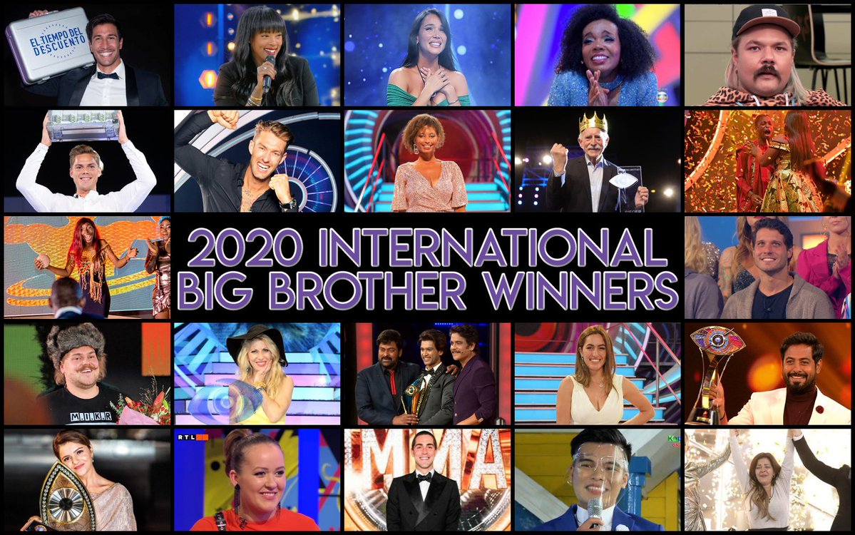 Bigbrotherjunkie Bb23 On Twitter 2020 Int L Bigbrother Winner S Circle Comes To A Close 24 Series 22 Winners 12 10 14 Civilian 9 Vip Celeb 1 All Stars 1 Mixed Celeb Civilian Series 524