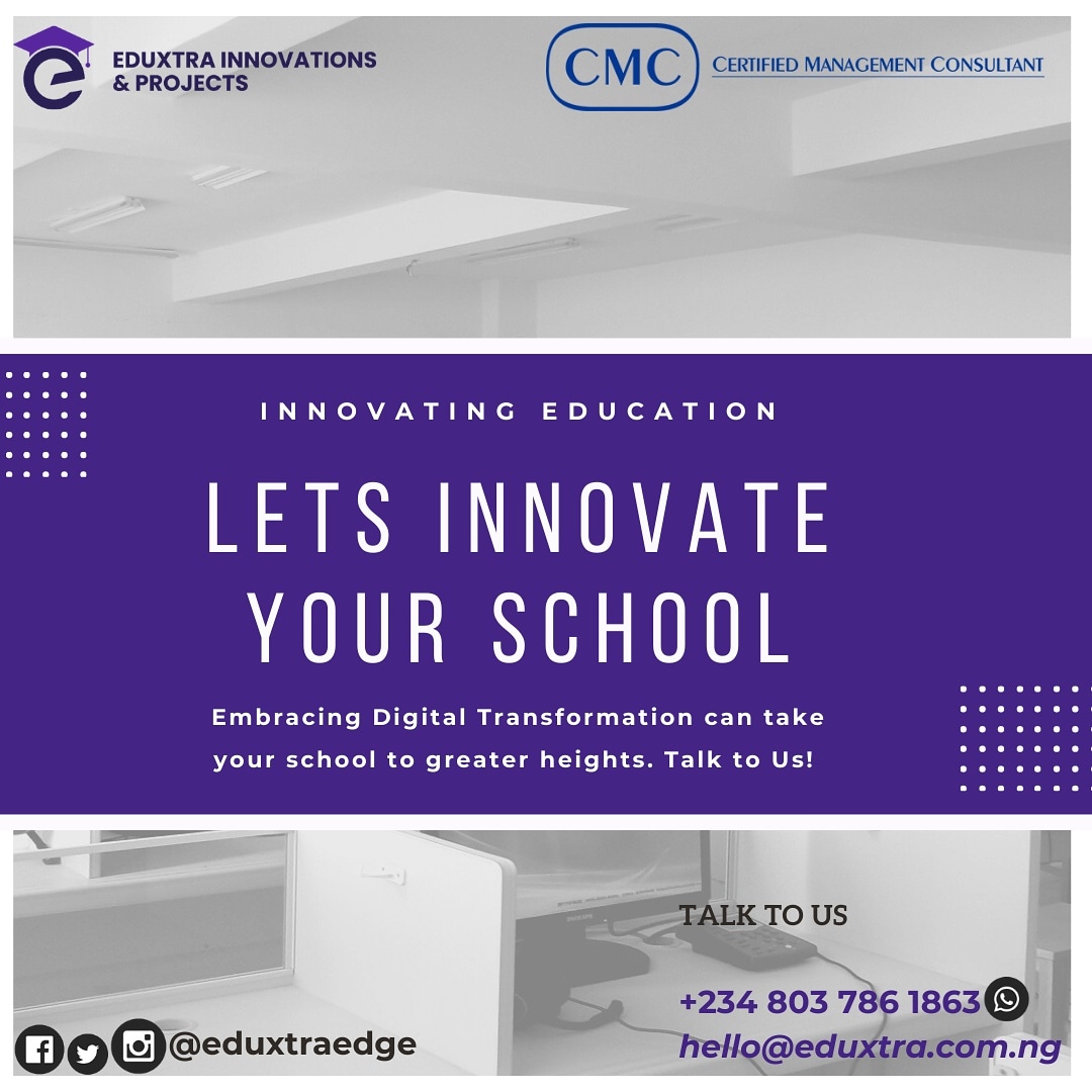 eduxtraedge's tweet photo. Are you a school owner that wants to a digital transformation for your school in terms of implementing Tech Solutions in your Processes, Teaching Methods, Introduction of Coding and programming subjects, set-up a computer lab etc.

Then talk us. #schoolsinportharcourt #coding https://t.co/5DB07AqbI6