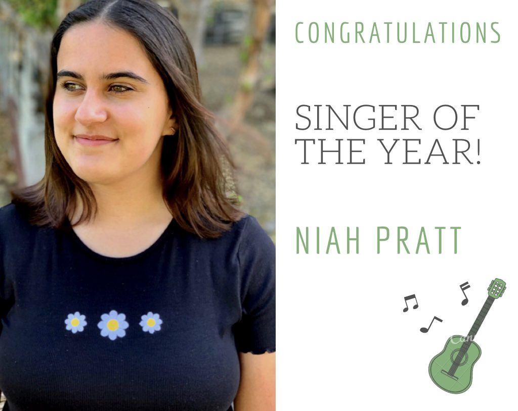 Congratulations to our Singer of the Year, Niah Pratt. <a href="/WERSR/">San Ramon Valley HS</a> <a href="/SRVUSDMusic/">SRVUSD Music</a> <a href="/SRVHSPTSA/">SRVHS PTSA</a>