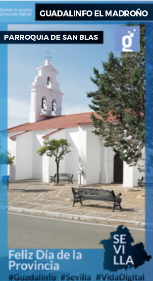 PVuelaElMadrono's tweet photo. El próximo domingo #23Mayo es el #DíaProvinciaSev21 #DipuSevilla. Desde #Guadalinfo lo vamos a celebrar aportando imágenes de los lugares significativos de nuestra localidad y felicitamos a toda la ciudadanía de #Sevilla #vidadigital @Ayto_ElMadrono https://t.co/uVYWiWpcZv