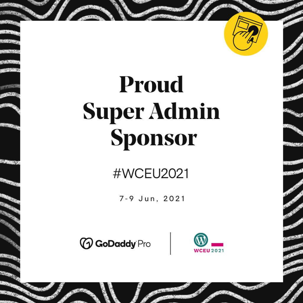 GoDaddyPro's tweet image. WordCamp Europe 2021 is coming on 7-9 June, and we&apos;re proud to be onboard as a Super Admin Sponsor! 🎉🎊

Claim your FREE spot today, and keep an eye out for more schedule announcements! 

👇 RSVP: europe.wordcamp.org/2021/
----
#WCEU2021 #WCEU @WCEurope #WordCamp #WordPress