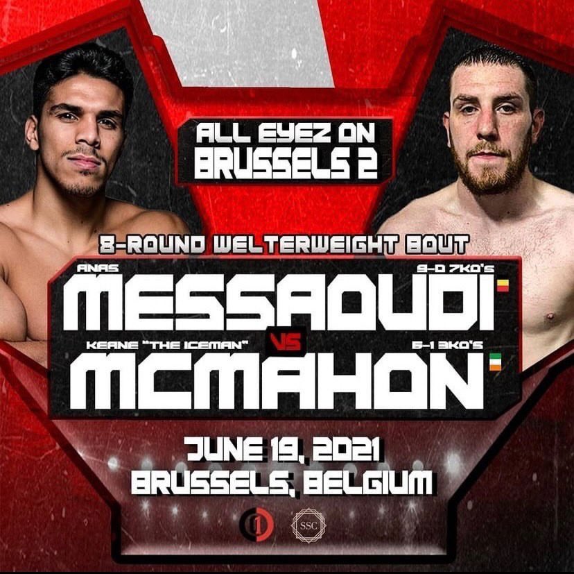 🧊 Keane McMahon vs Anas Messaouoi 🧊 

@keanetheiceman steps back into the ring June 19th against 5 times Belgium champion Anas Messaouoi 🥊 This is not one to be missed! 😱

‘The Iceman’ is back!! 🥶🥶

#orourkesgym #orourkestable #fightnight #boxingnews #boxingnews360