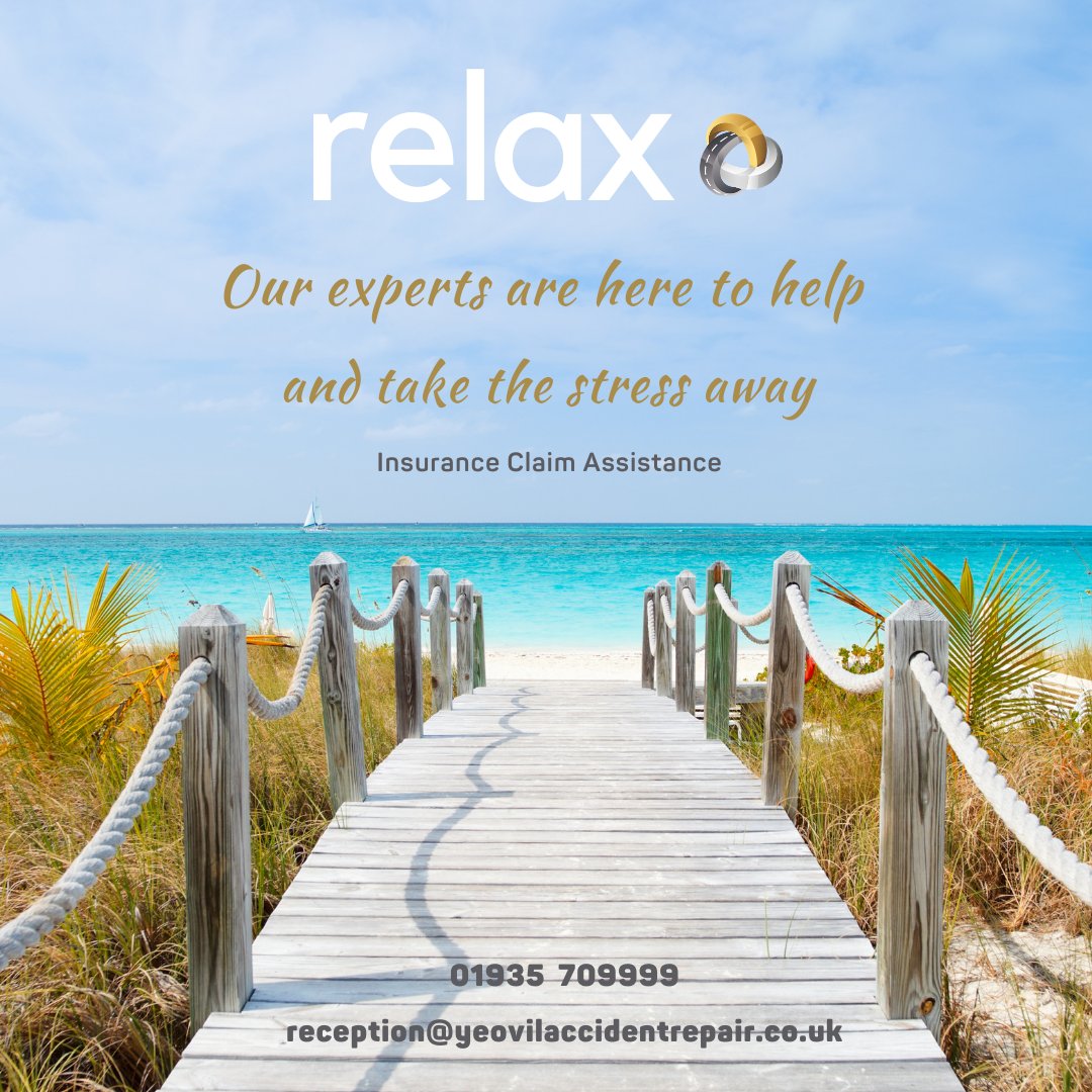 yeovilaccidentrepair.co.uk
We know being in an accident can be stressful  we offer a complimentary claim assistance service, liaising with your insurance company on your behalf and keeping you updated every step of the way. Also join our prestige club claim £50 off excess.