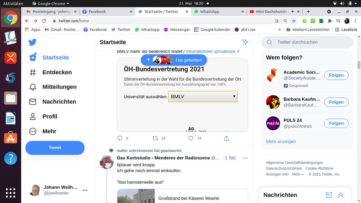 Was ich mit @StaLeop gemeinsam habe: wir mögen Ubuntu. Er kennt sich aber noch besser aus als ich.