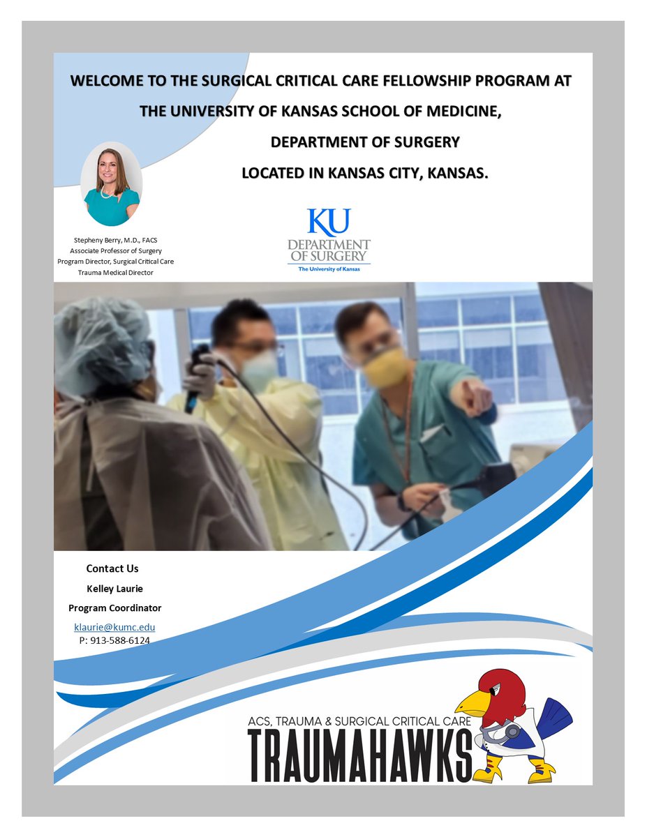 KU Dept. of Surgery (@ku_surgery) on Twitter photo kumc.edu/school-of-medi… kumc.edu/school-of-medi…