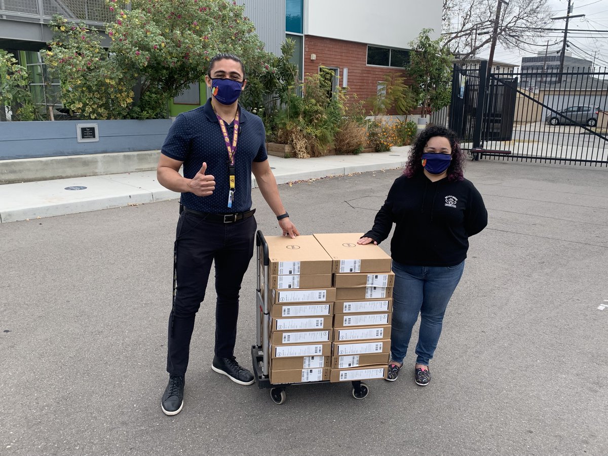 SteamCoders's tweet photo. We delivered Laptops at Environmental Charter Middle School this week! The beat goes on!
#stemeducation #steamcoders #100daysofcodechallenge #laptops #donate #equality #bridgingthedigitaldivide #school #educationforall #girlsinstem #boysinstem #science #tech #engineer #art #math https://t.co/1LQyi8vMb7