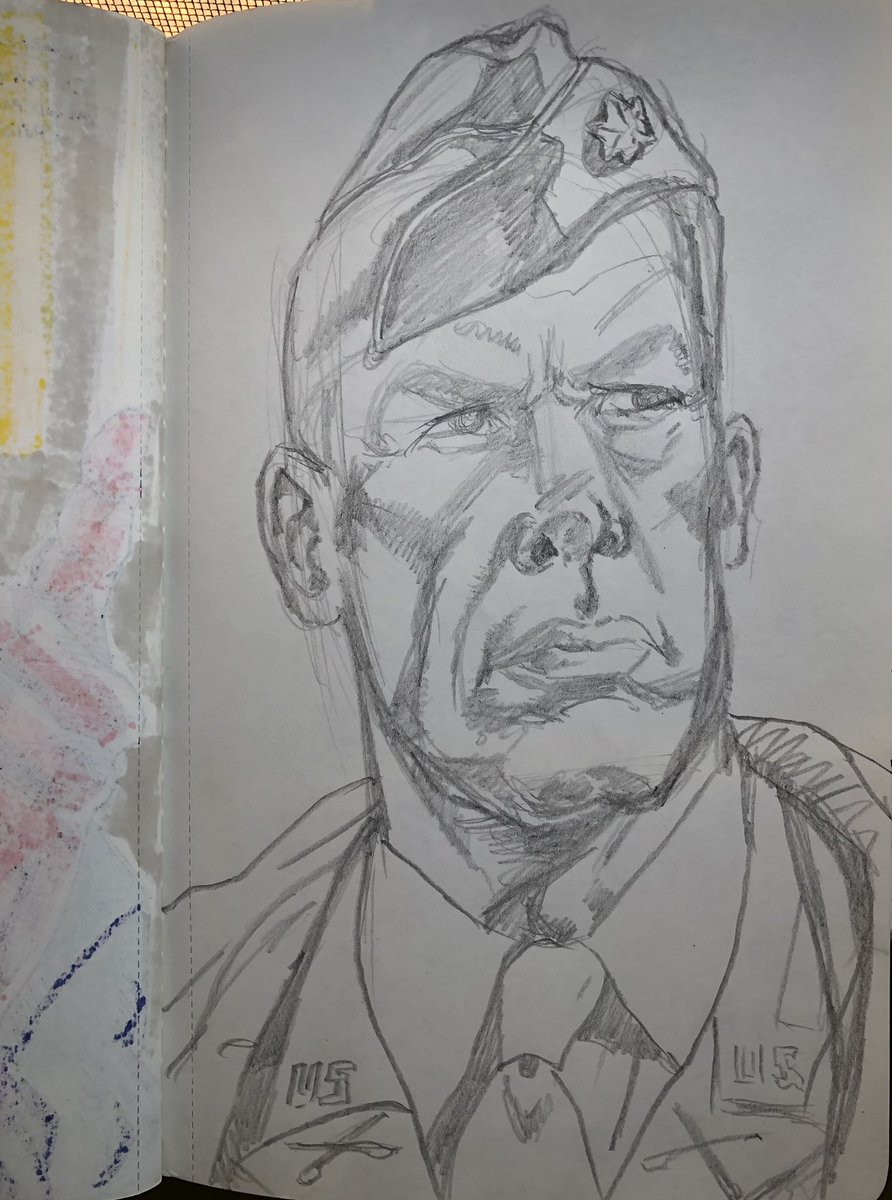 “You’re not gonna hurt me. I’m gonna hurt you.” -MAJ John Reisman

#LeeMarvin #art #draw #drawing #sketch #sketchbook #moleskine #sharpie #Bic #TheDirtyDozen