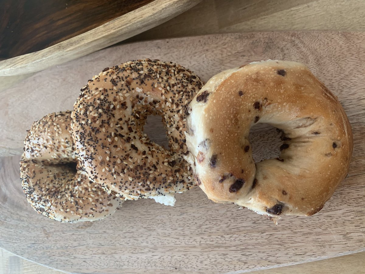 A weekend (long weekend) fav - bagels from <a href="/IzzysBagelCo/">IZZY'S BAGEL Co.</a>. <a href="/resultaInc/">resulta</a> got me hooked on em. Missing bagel Wednesday in the office. #supportlocalbusiness