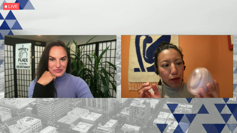 Sex is not a niche market. @Lora_DiCarlo on the main stage with <a href="/YessGallard/">Yessica Gallardo</a>.