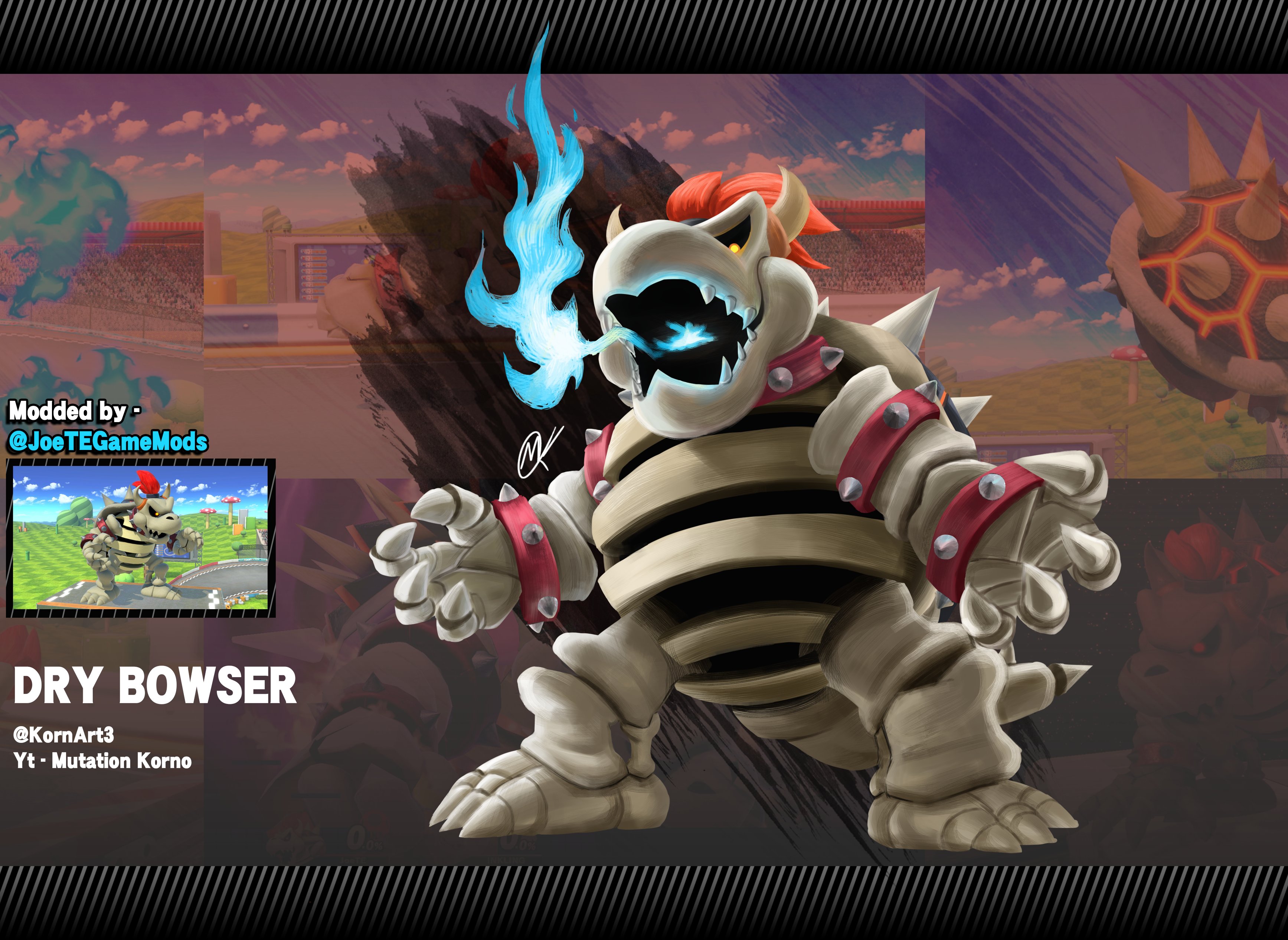 Dry Bowser Jr. [Super Smash Bros. Ultimate] [Mods]