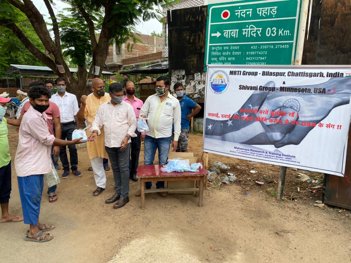 MrtiIndia's tweet photo. COVID-19 Kit Distribution Program at Sevadham, Nandan Pahar, #Deoghar. https://t.co/bnjkCM4Jvz