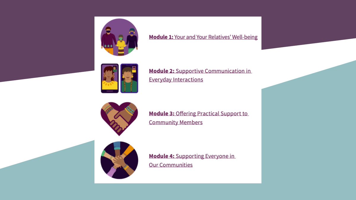 JHUCIH's tweet image. We’re grateful to @UNICEFUSA for supporting the cultural adaptation of Psychological First Aid for #COVID19 Frontline Workers in AI/AN Communities. Access the FREE guide, training, and resources here: bit.ly/PsychFirstAid4…

#MentalHealth #NativeWellness #IndigenousWellness