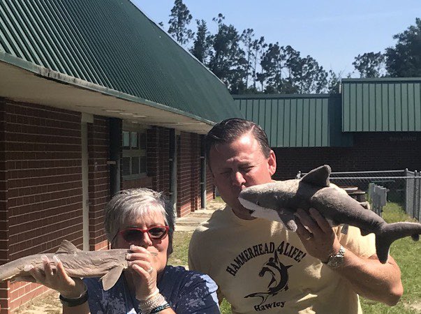 BDS_Supt's tweet photo. It's Shark Week and we're celebrating and learning about sharks and all sorts of other fun stuff throughout the district. We hope you enjoy these photos of scientists, young and old, as much as we do 🙂 #CelebrateBDS #SharkWeek #handsonlearning @BayDistSchools https://t.co/MDQMNh0GYO