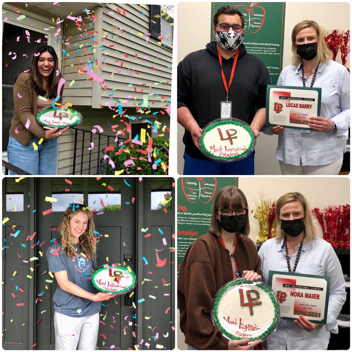 LPHSrenaissance's tweet image. Congratulations to our students who were nominated and selected by their peers as this year’s Most Inspirational Students. They are Alina Allen, Lucas Barry, Elia Becker, and Nora Maier. @LPHS_Activities @LPCavaliers @J_Renaissance